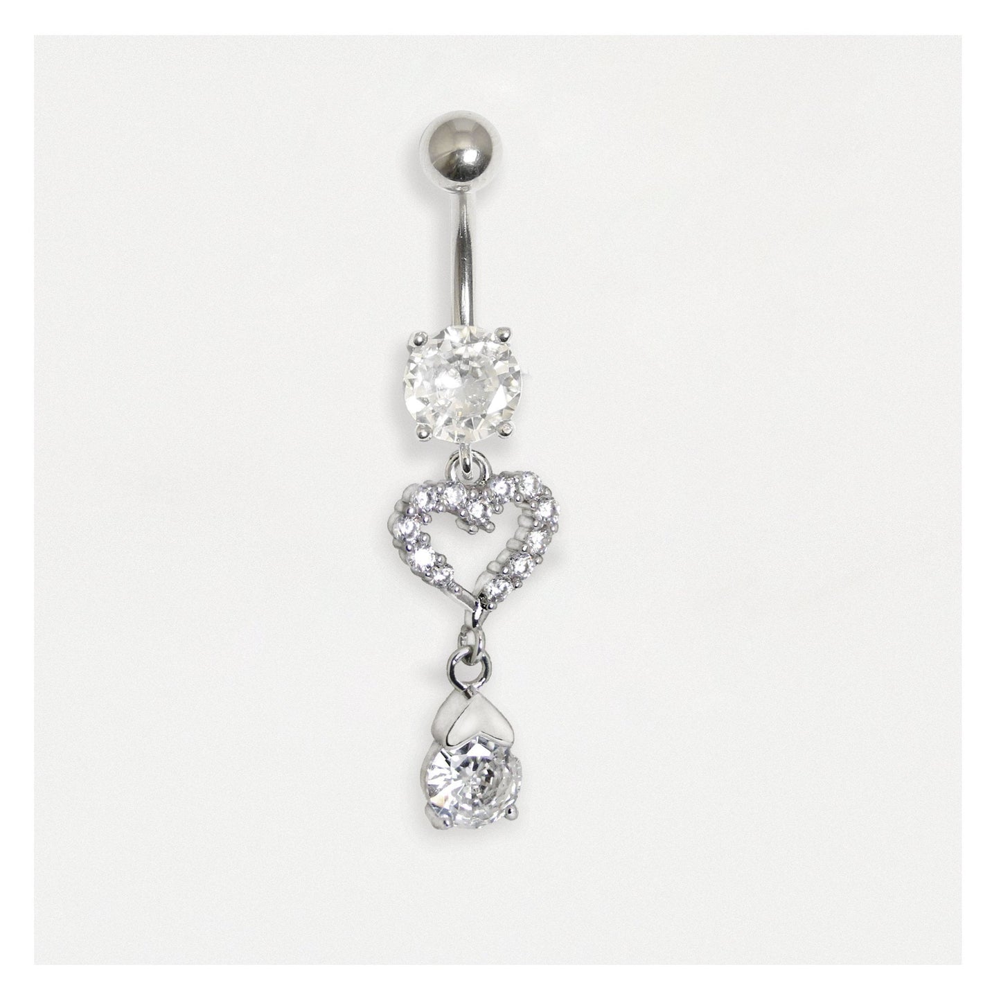 Hearts Desire Dangle Belly Bar
