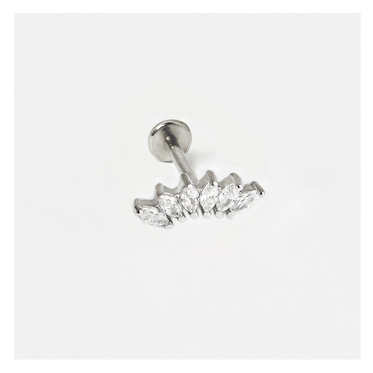 Steel Allure Flatback - Internally Threaded