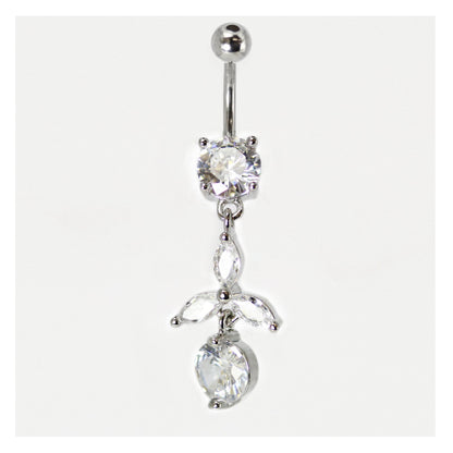 Crystal Petals Belly Bar