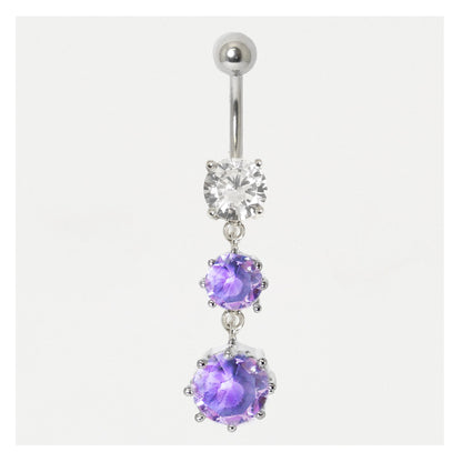 Tumbling Crystals Belly Bar