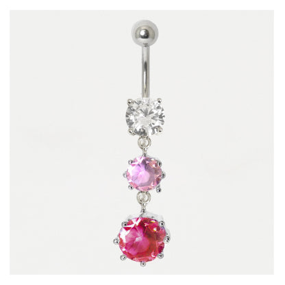 Tumbling Crystals Belly Bar
