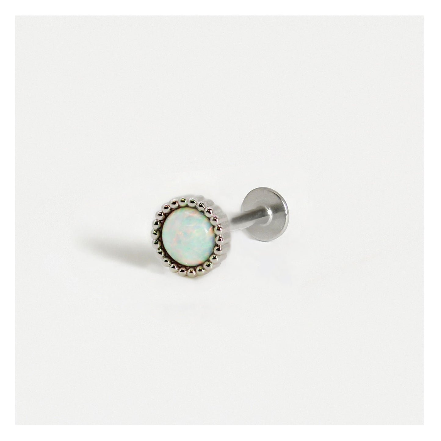 Steel Mystic Opal Labret