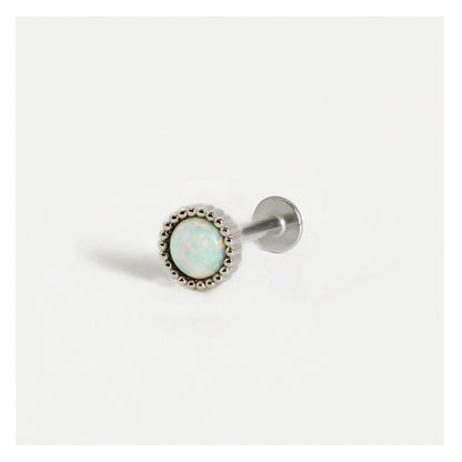 Steel Mystic Opal Labret