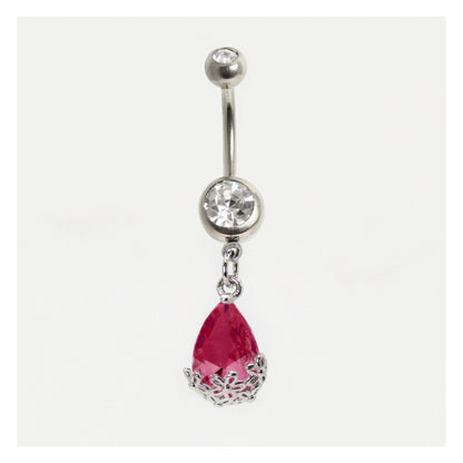 Teardrop Filigree Belly Bar