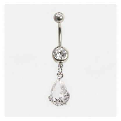 Teardrop Filigree Belly Bar