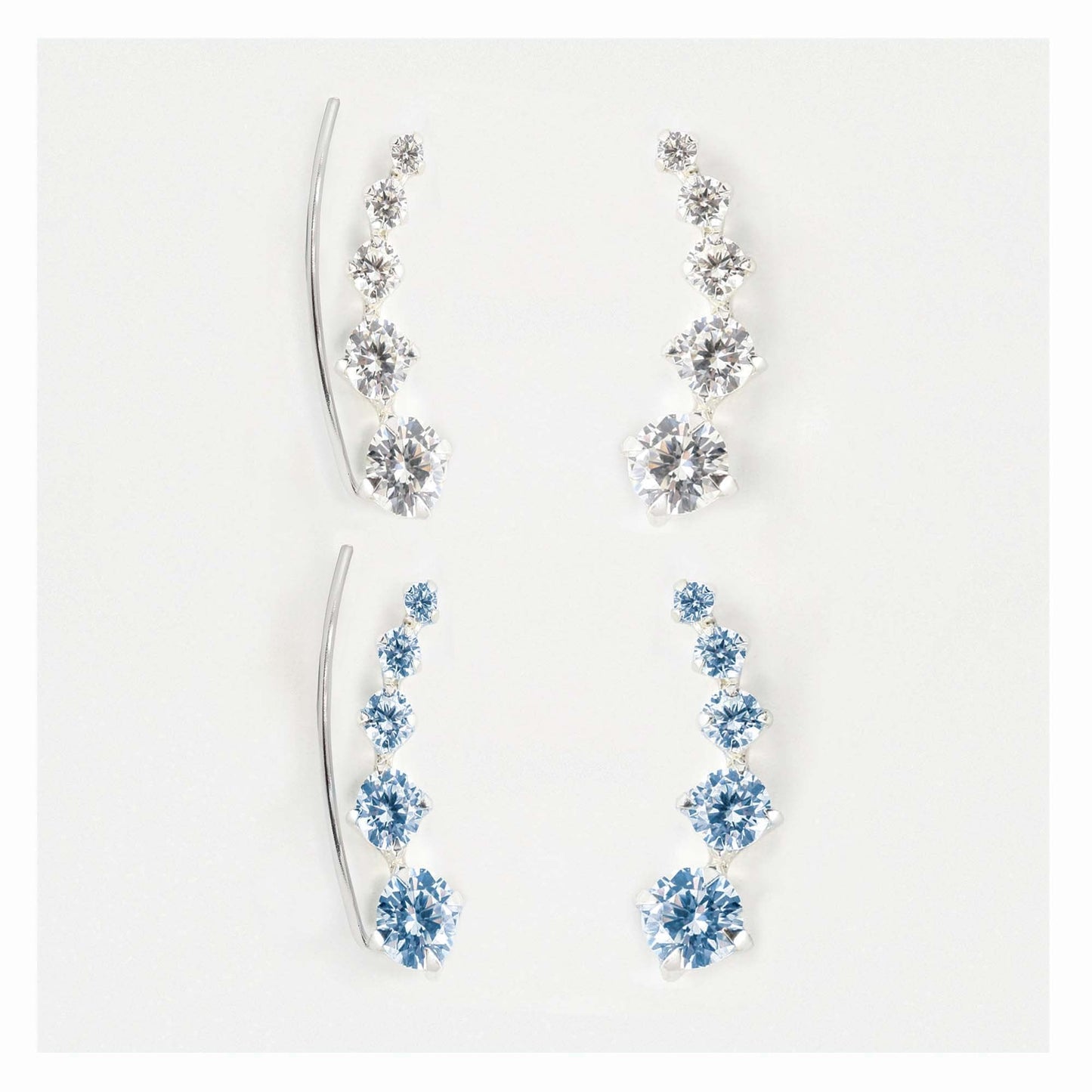 Diamond Dancer Ear Climber