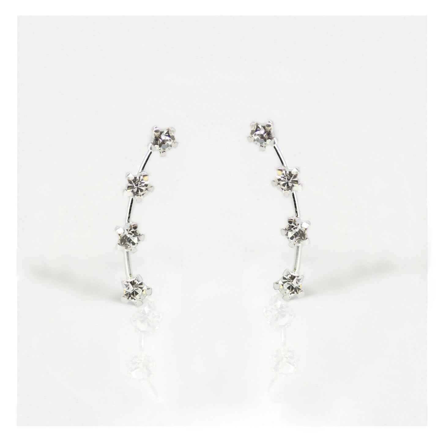 Silver CZ Cascade Climbers