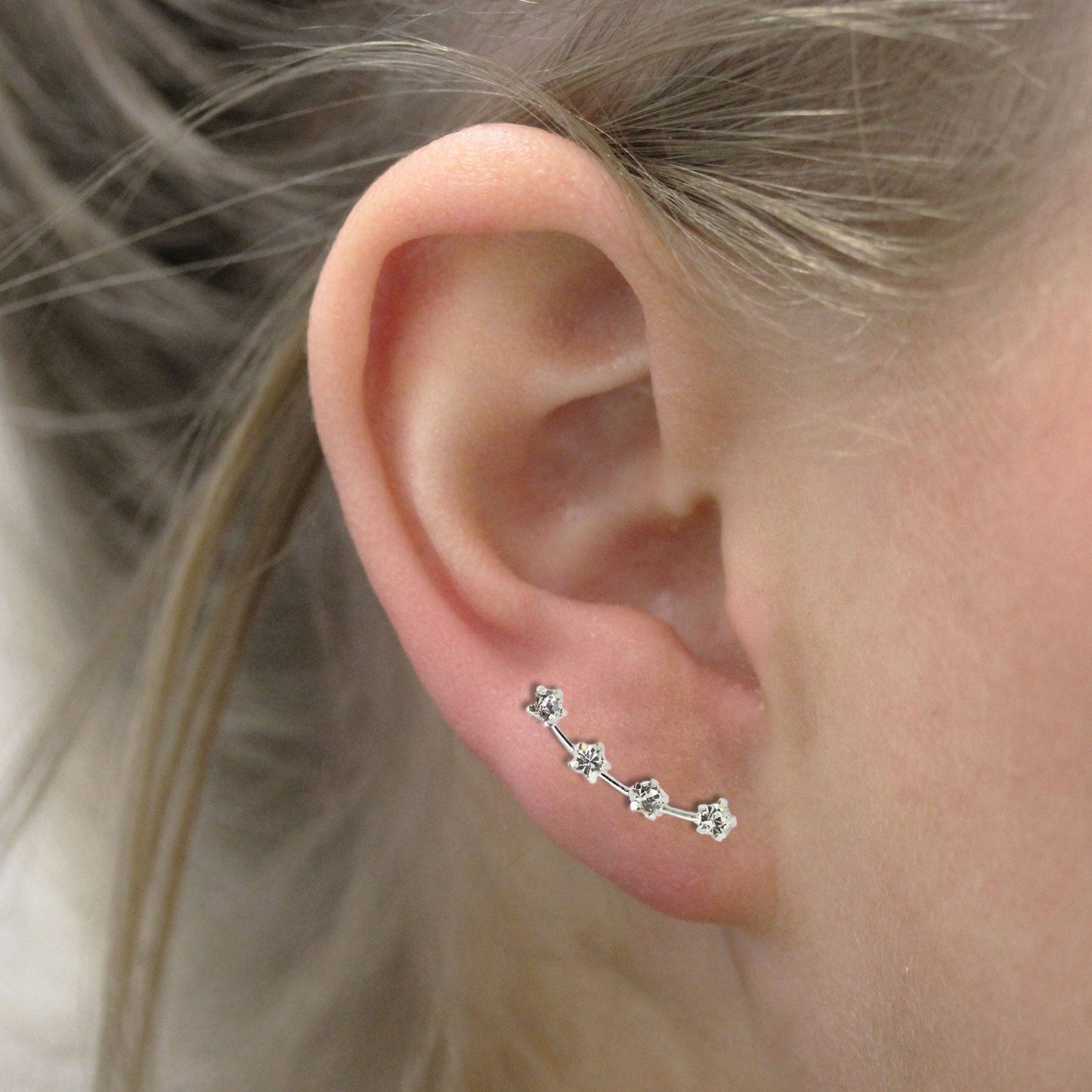 Silver CZ Cascade Climbers