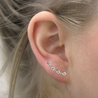 Silver CZ Cascade Climbers
