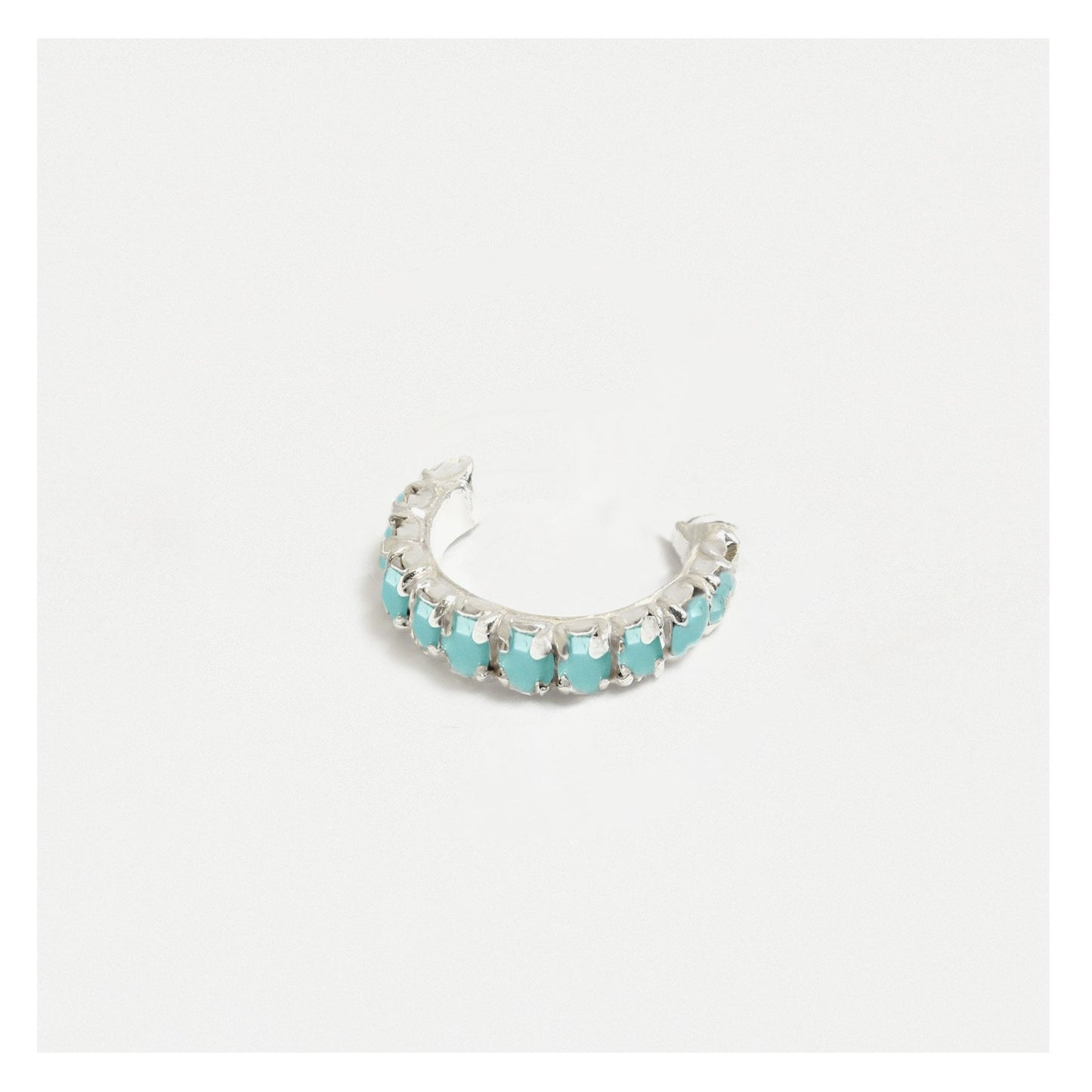 Sterling Silver Opal Embrace Ear Cuff