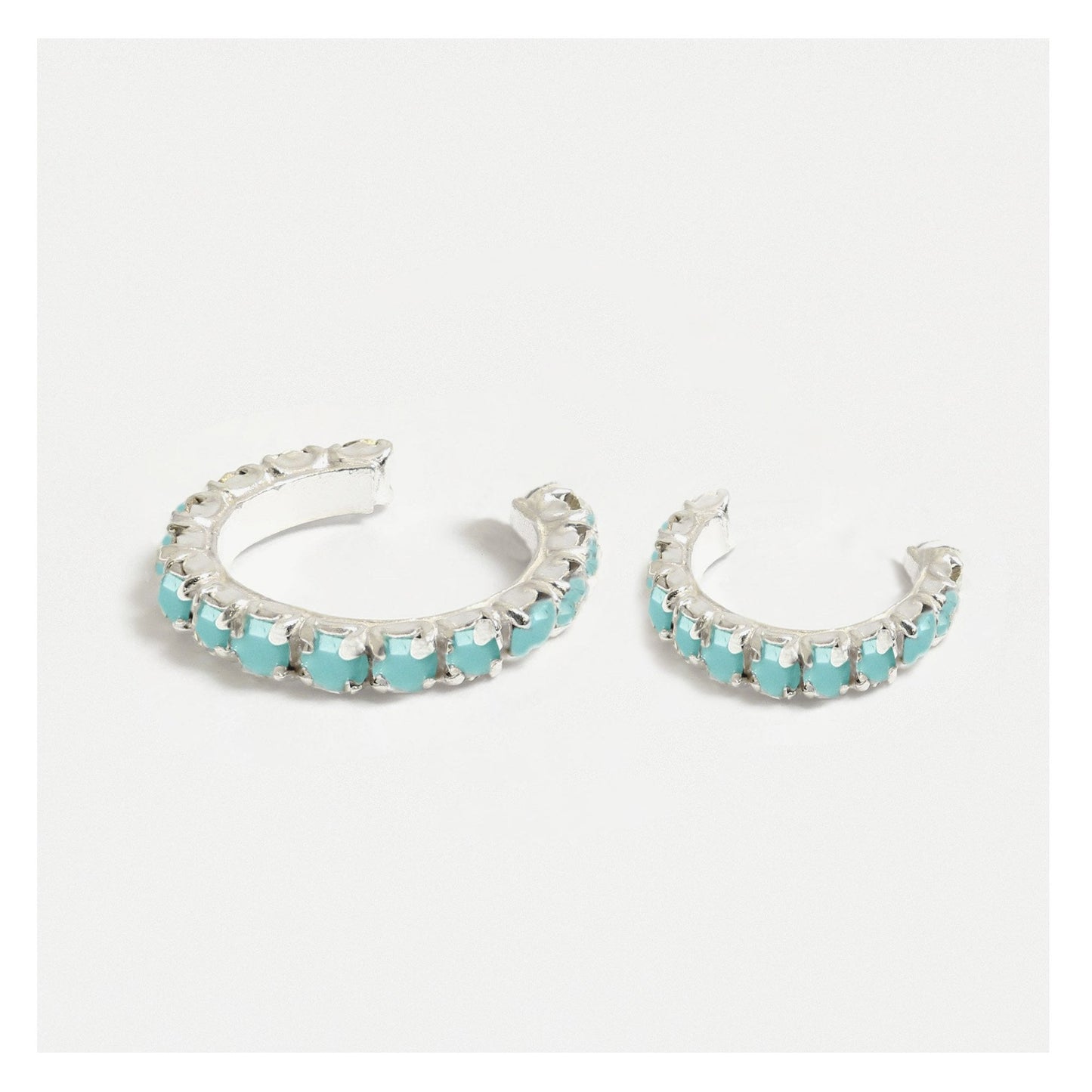 Sterling Silver Opal Embrace Ear Cuff