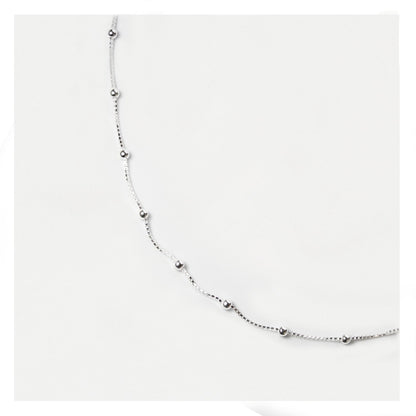 Boxed Ball Chain Necklace
