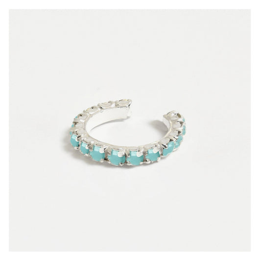 Sterling Silver Opal Embrace Ear Cuff