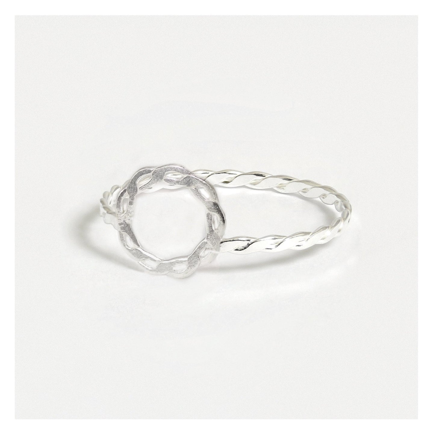 Twist Cut Out Round Ring