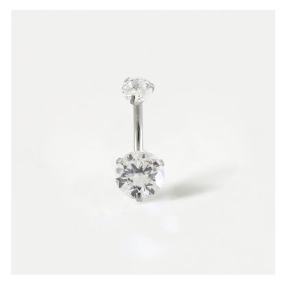 Double Gem Belly Bar