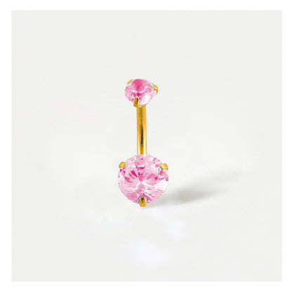 Double Gem Belly Bar