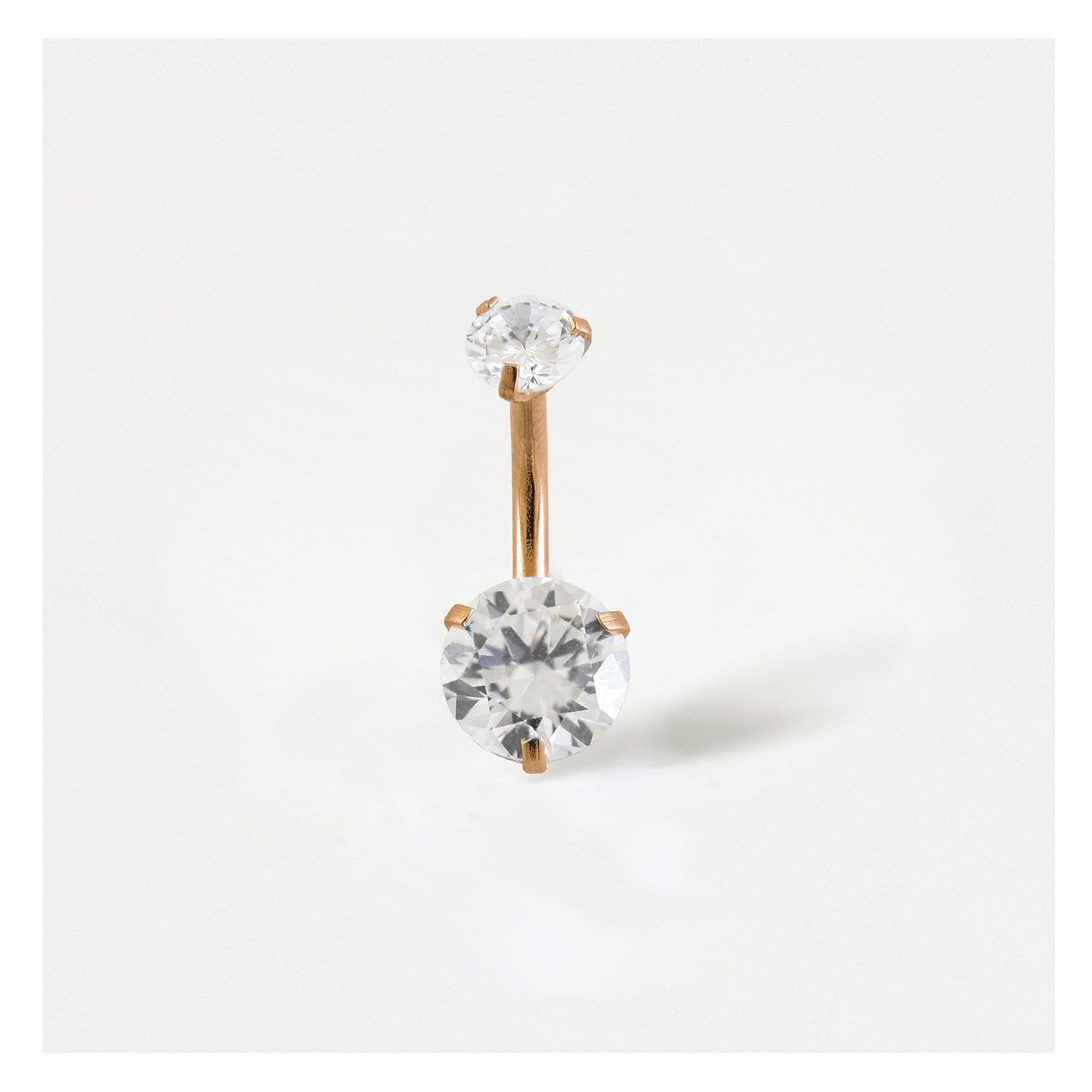 Double Gem Belly Bar