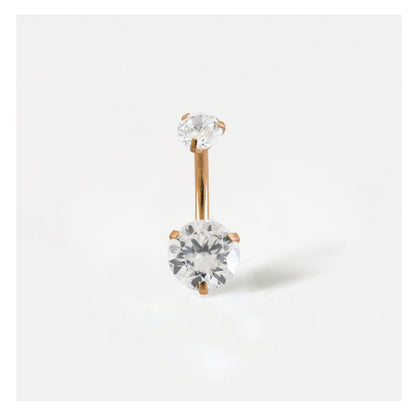 Double Gem Belly Bar