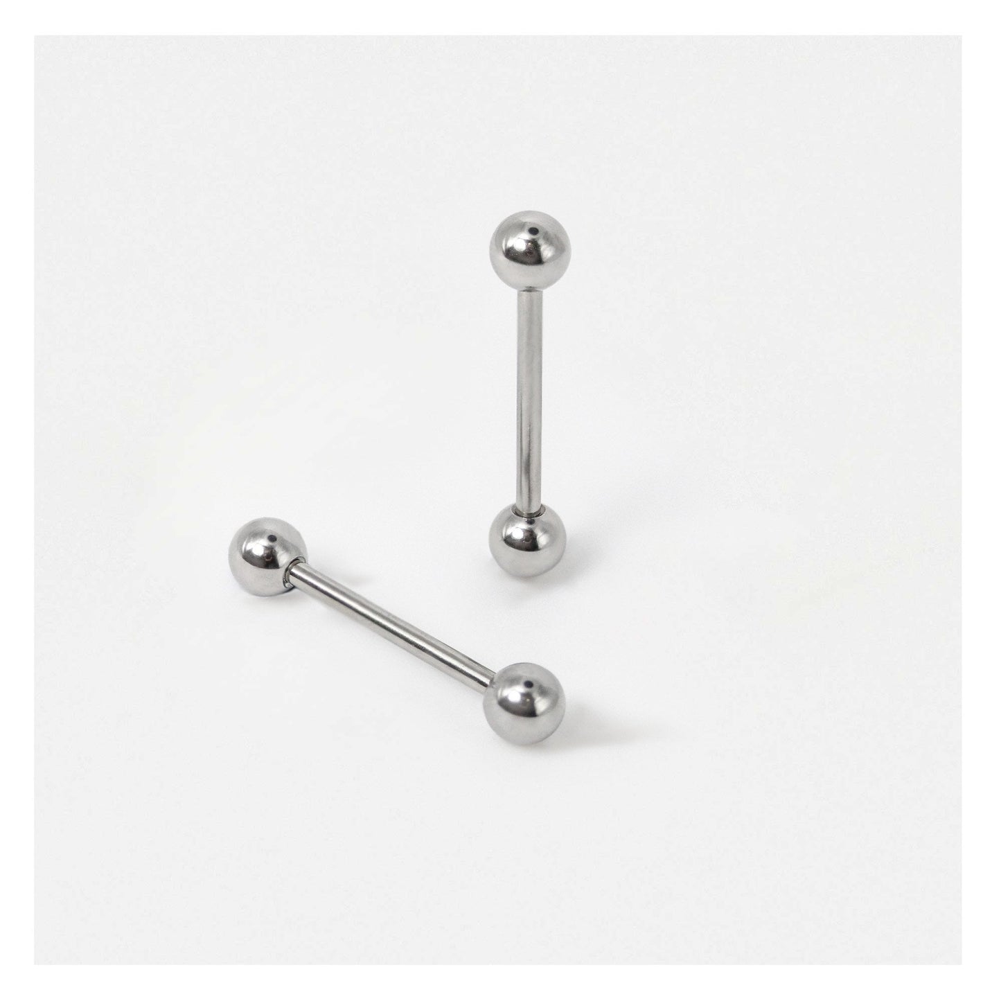 Steel Straight Barbell - 1mm, 1.2mm & 1.6mm