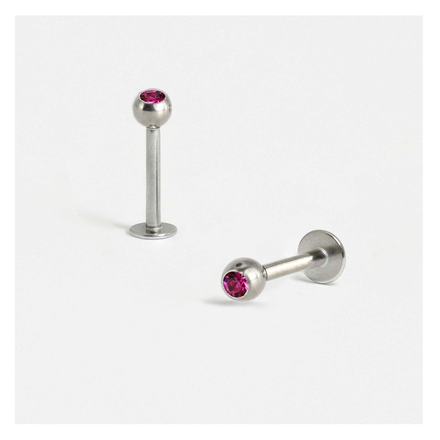 Steel Jewelled Labret - 1.2mm