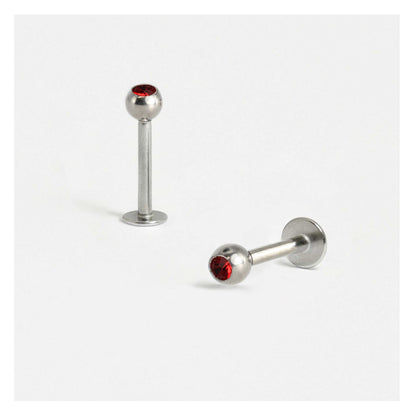 Steel Jewelled Labret - 1.2mm