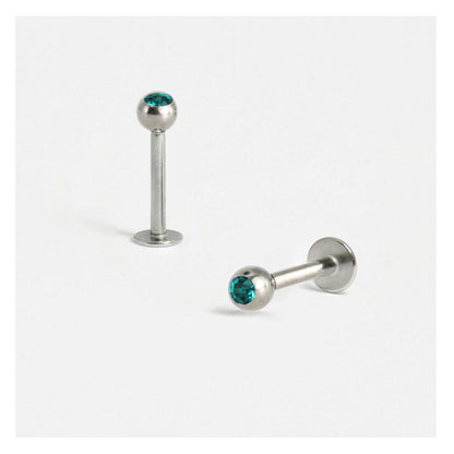Steel Jewelled Labret - 1.2mm