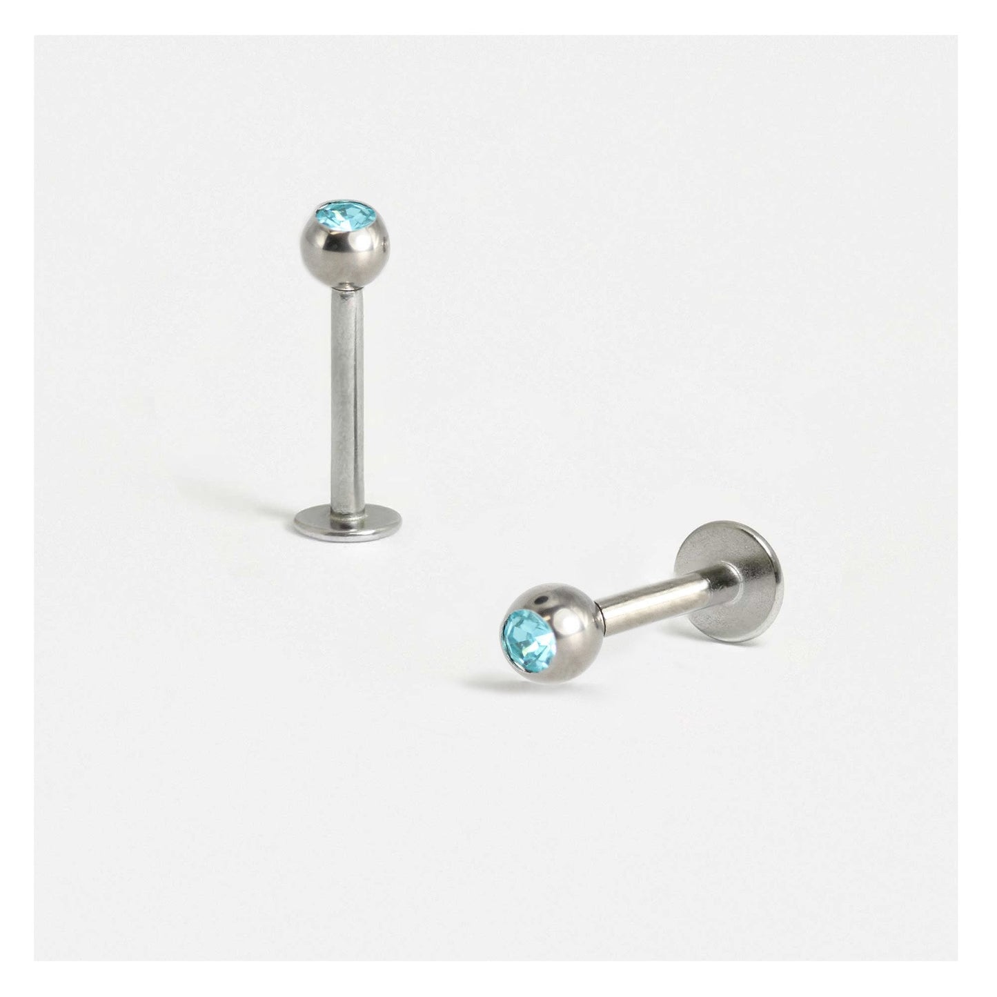 Steel Jewelled Labret - 1.6mm