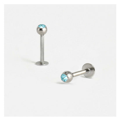 Steel Jewelled Labret - 1.6mm