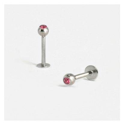 Steel Jewelled Labret - 1.6mm