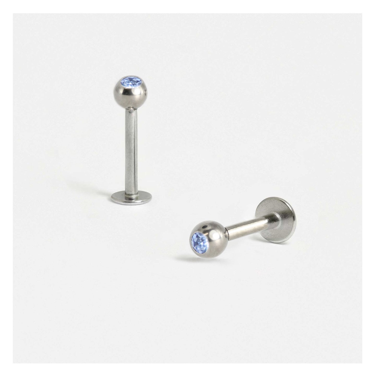 Steel Jewelled Labret - 1.6mm