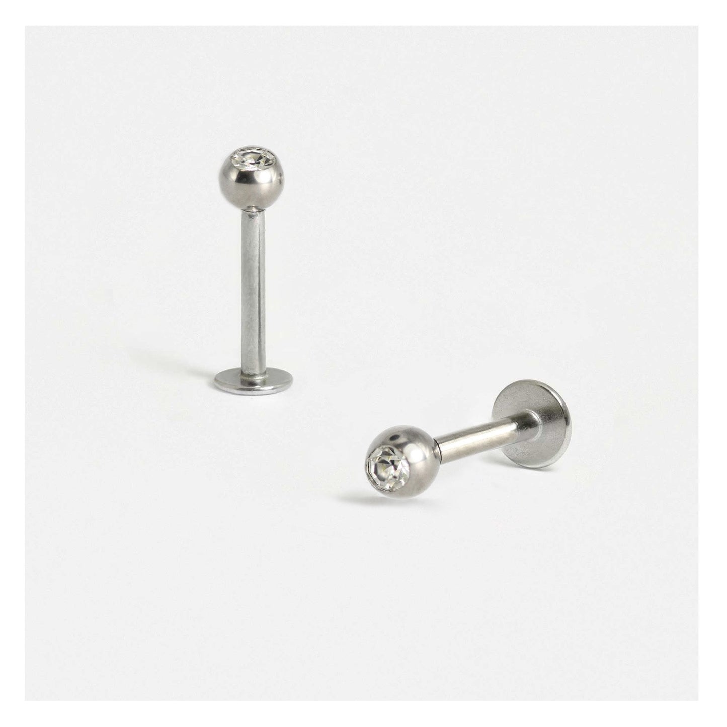 Steel Jewelled Labret - 1.6mm