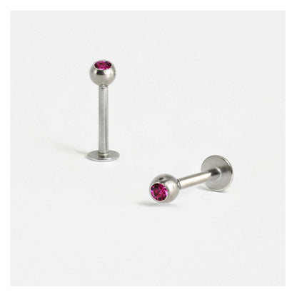 Steel Jewelled Labret - 1.6mm