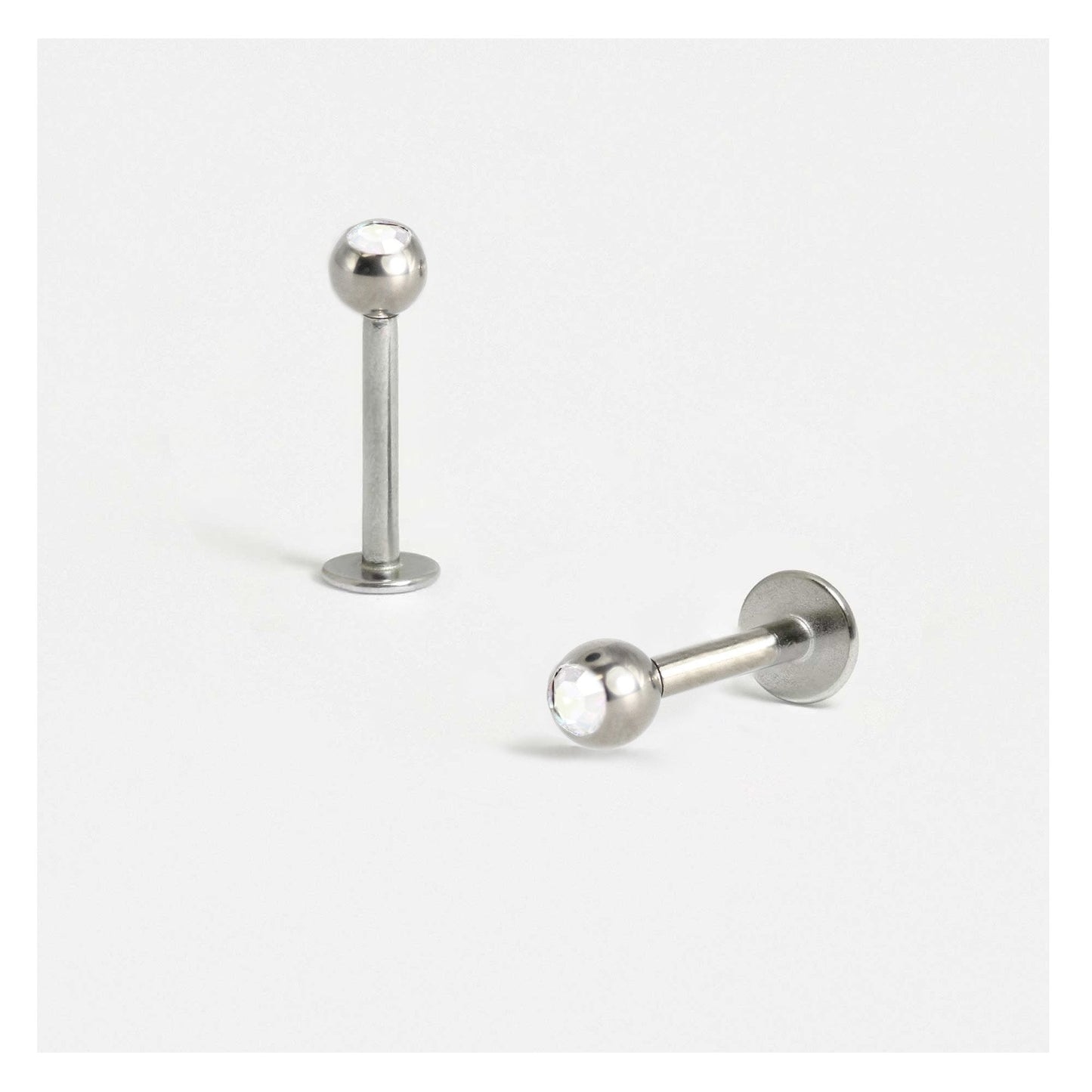 Steel Jewelled Labret - 1.6mm