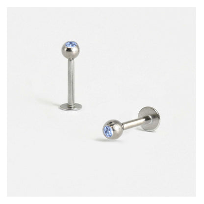 Steel Jewelled Labret - 1.6mm