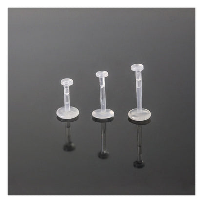 Push Top Labret Piercing Retainer - 1.2mm
