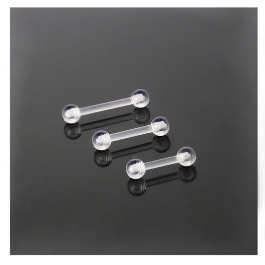 Straight Barbell Piercing Retainer - 1.2mm
