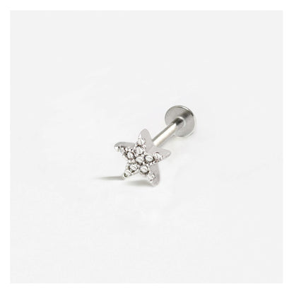 Steel Etoile Cartilage Stud Earring