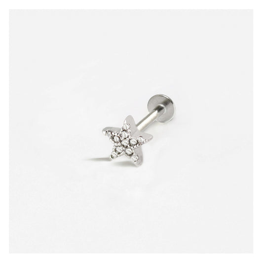 Steel Etoile Cartilage Stud Earring