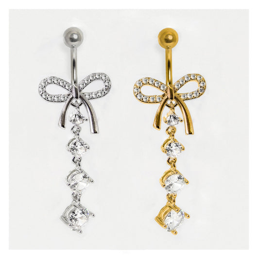 Razzy Ribbon Bow Belly Bar