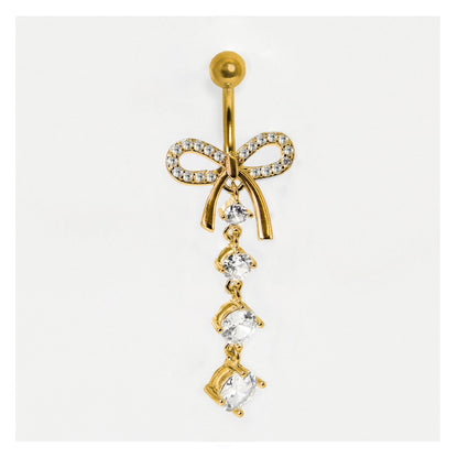 Razzy Ribbon Bow Belly Bar