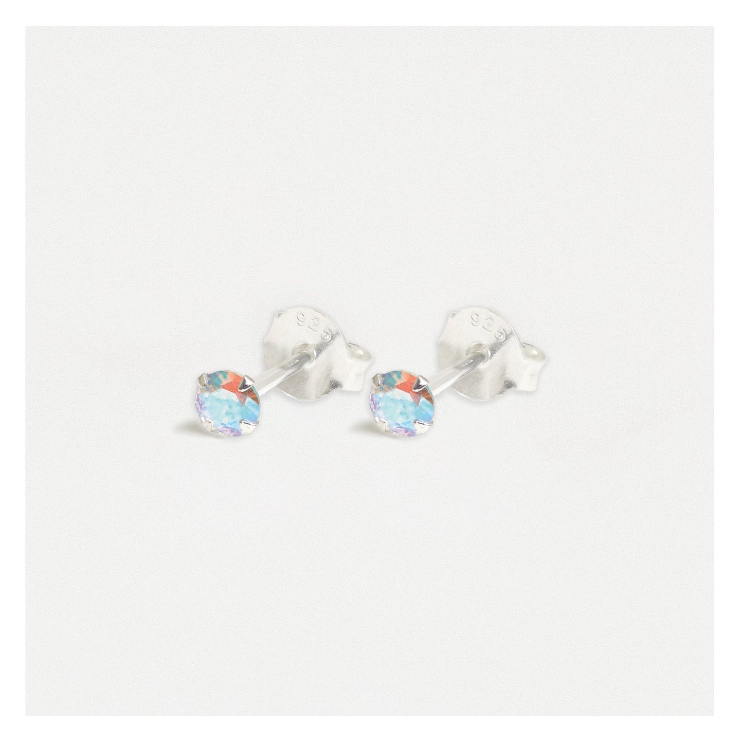 Crystal Rainbow Ear Studs