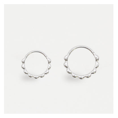 Steel Hinged Bead Segment Ring - 1.2mm