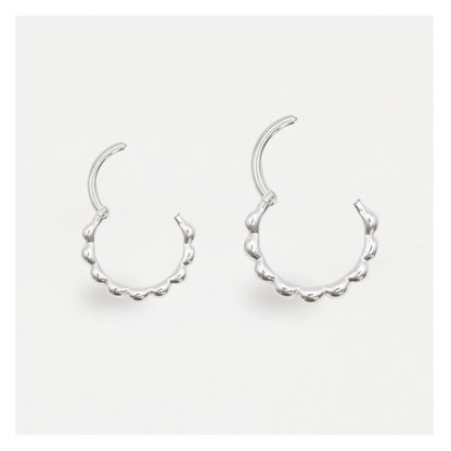 Steel Hinged Bead Segment Ring - 1.2mm