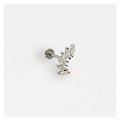 Steel Marquis Majesty Flat Back Stud - Internally Threaded