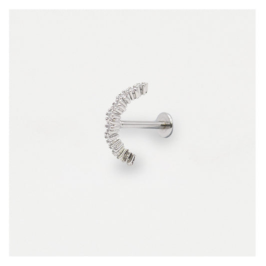 Steel Illusion Cuff Labret - Internally Threaded