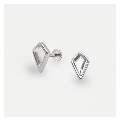 Steel Diamond Diva Labret - Internally Threaded
