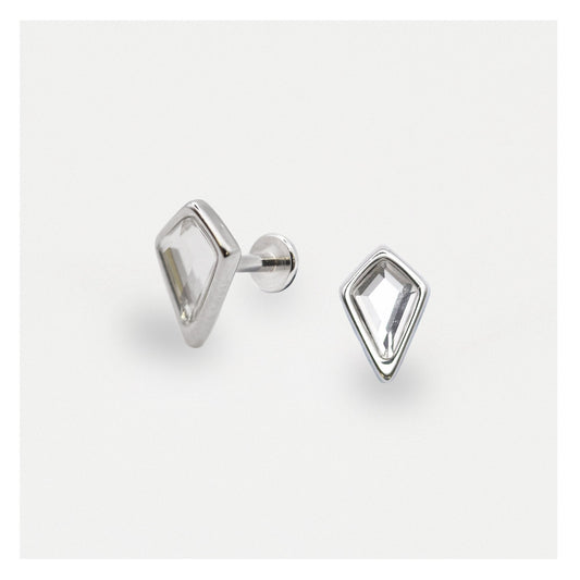 Steel Diamond Diva Labret - Internally Threaded