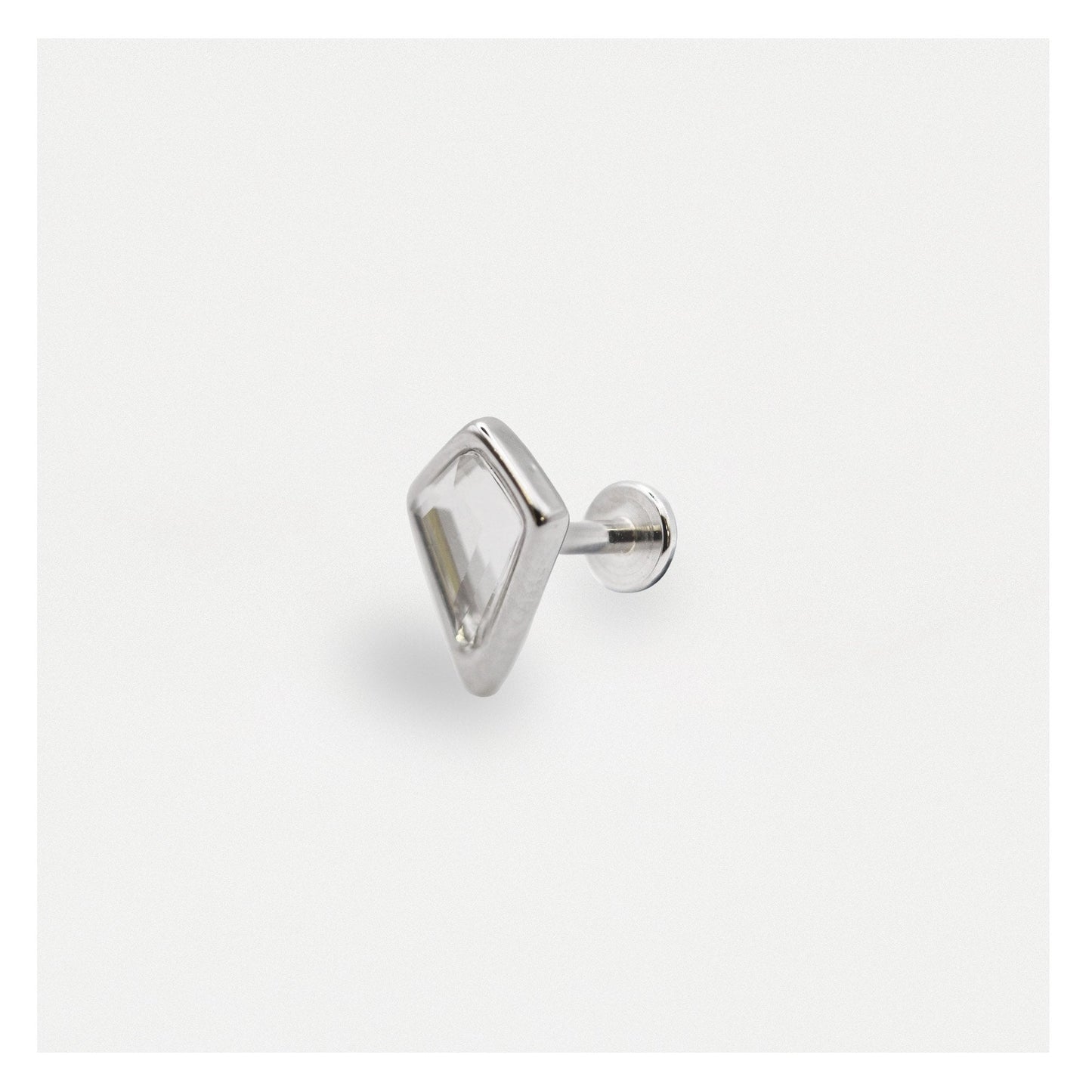 Steel Diamond Diva Labret - Internally Threaded