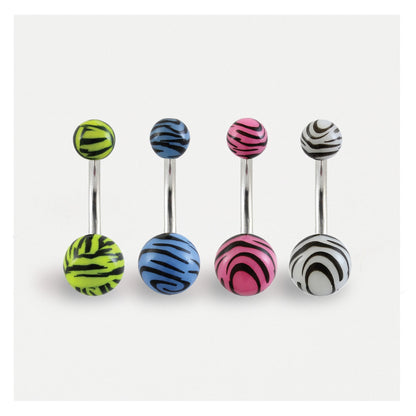 Zebra Print Belly Bar