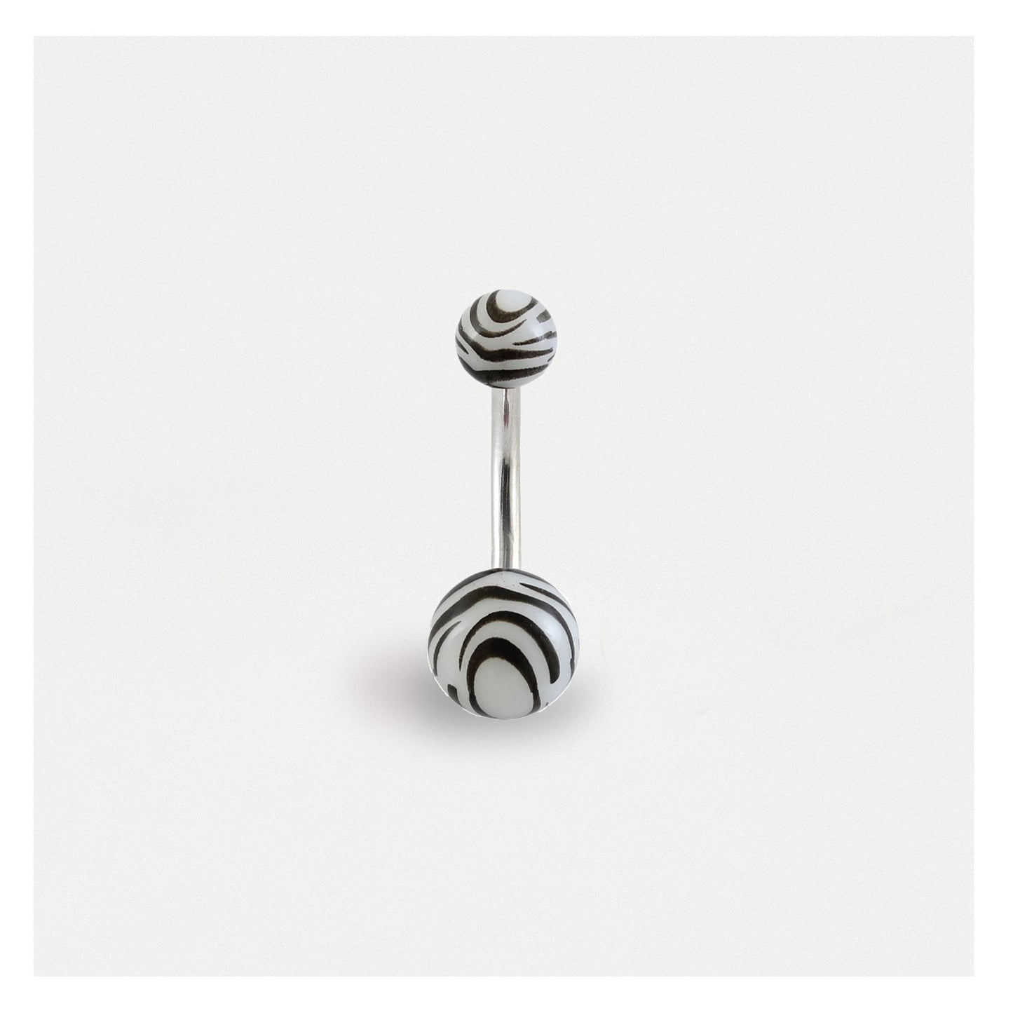 Zebra Print Belly Bar